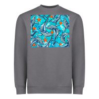 Storm humpback whale mousepad Heavyweight Sweatshirt - BarkalooDesign