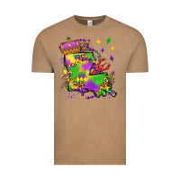 Louisiana Map Mardi Gras Olivia Vintage Tee | Teevron