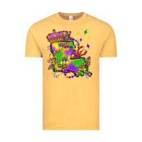 Vintage Mustard louisiana map mardi gras olivia Vintage Tee - OliviaCreatesArt