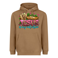 Toasted Coconut jesus is my valentine Heavyweight Hoodie - AdoDesignShop