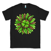 Black lucky leopard st patricks sunflower Classic Tee - Jasminsmagicworld