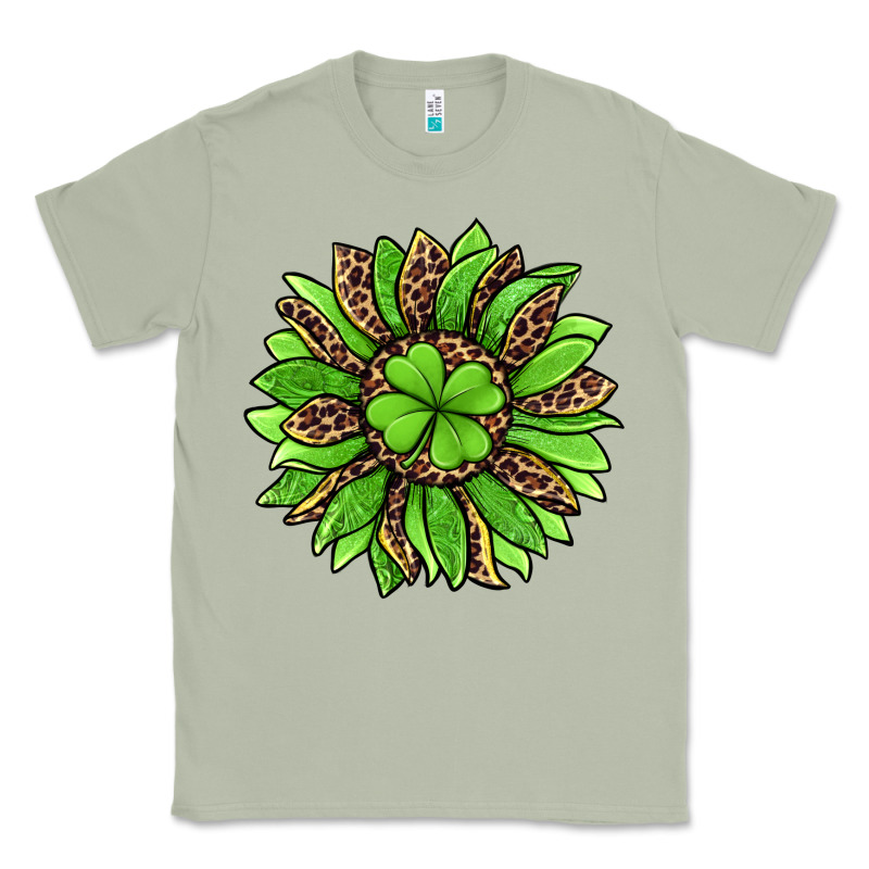 Lucky Leopard St Patricks Sunflower Classic Tee by Jasminsmagicworld | Teevron