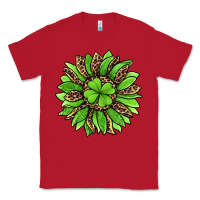 Red lucky leopard st patricks sunflower Classic Tee - Jasminsmagicworld