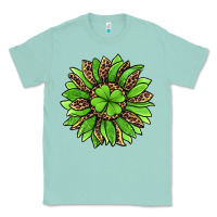 Seafoam lucky leopard st patricks sunflower Classic Tee - Jasminsmagicworld