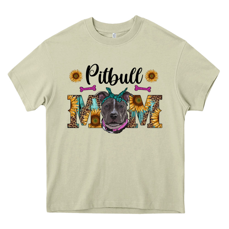 Western Pitbull Mom Heavy Core Tee by RanaPortraitStore | Teevron