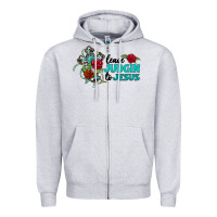 Heather Grey leave judgin to jesus Zipper Hoodie - BarkalooDesign
