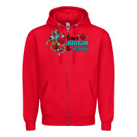 Red leave judgin to jesus Zipper Hoodie - BarkalooDesign