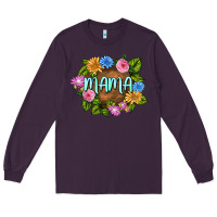 Plum Mama Mother's Day Long Sleeve Tee - FaDigitalArtStudio