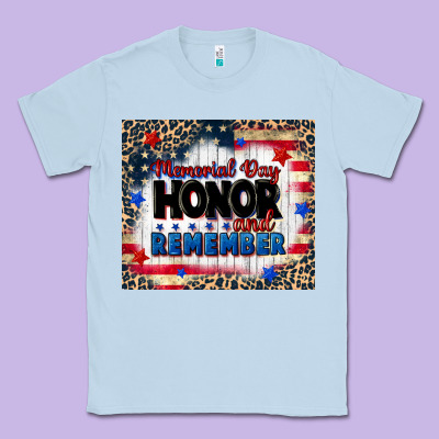 Memorial Day Honor And Remember Classic Tee Designed By Cowgirlartshop