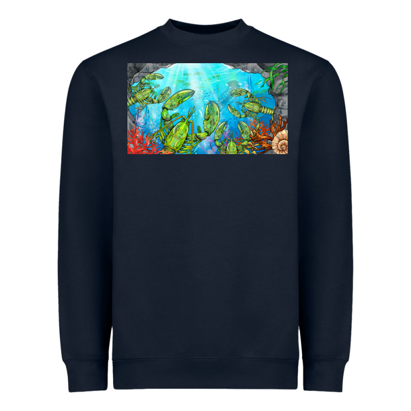 Lobster Sippy Cup Heavyweight Sweatshirt by BarkalooDesign | Teevron
