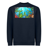 Navy lobster sippy cup Heavyweight Sweatshirt - BarkalooDesign
