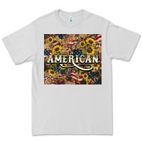 Dove Grey American tumbler 4th of july Premium Tee - HowdyJamesFarm
