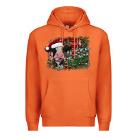 Carrot merry christmas cow Premium Hoodie - CowhideDigitalArt