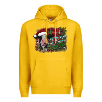 Lemon merry christmas cow Premium Hoodie - CowhideDigitalArt