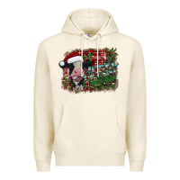 Tofu merry christmas cow Premium Hoodie - CowhideDigitalArt