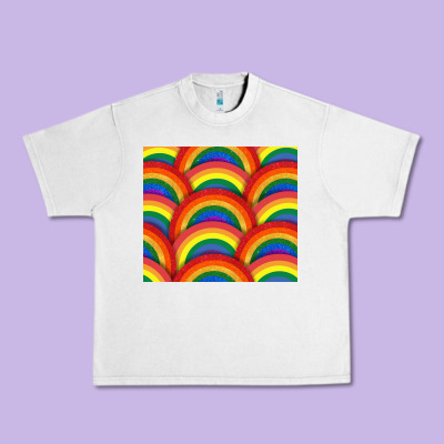 Pride Rainbow Glitter Tumbler Urban Heavy Tee Designed By Fadigitalartstudio
