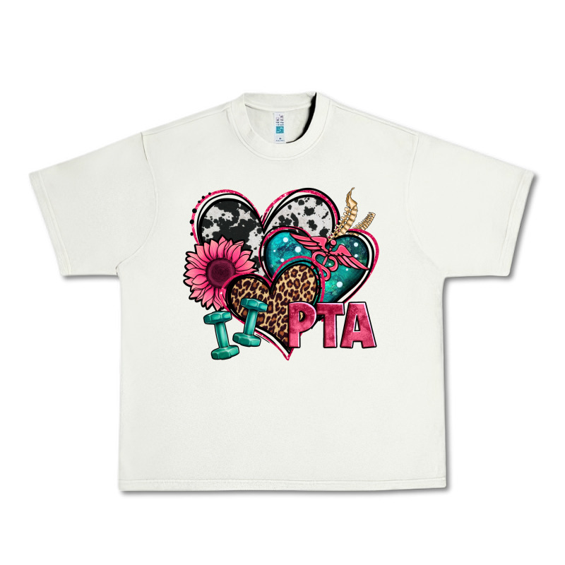 Pta Physical Therapy Assistant Hearts Urban Heavy Tee by Jasminsmagicworld | Teevron