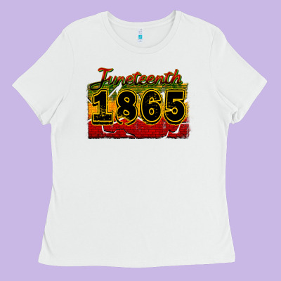 Juneteenth 1865 Ladies Tee Designed By Cowgirlartshop