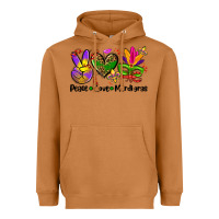Meerkat peace love  mardi gras Heavyweight Hoodie - AdoDesignShop