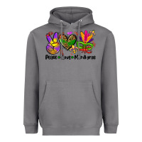 Storm peace love  mardi gras Heavyweight Hoodie - AdoDesignShop