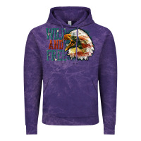 Cloud Purple Wild and free Vintage Hoodie - FaDigitalArtStudio