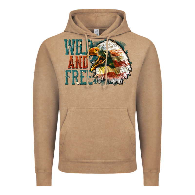 Wild And Free Vintage Hoodie by FaDigitalArtStudio | Teevron