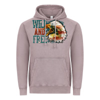 Vintage Zinc Wild and free Vintage Hoodie - FaDigitalArtStudio