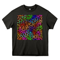 Asphalt Pride leopard seamless pattern Heavy Core Tee - NancyCooperArtShop