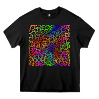 Black Pride leopard seamless pattern Heavy Core Tee - NancyCooperArtShop