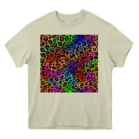 Mossy Pride leopard seamless pattern Heavy Core Tee - NancyCooperArtShop