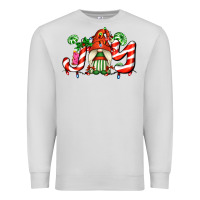 Dove Grey joy with gnomes and christmas cookie and candies Premium Sweatshirt - AdoDesignShop