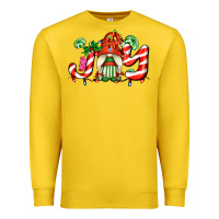 Lemon joy with gnomes and christmas cookie and candies Premium Sweatshirt - AdoDesignShop