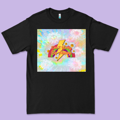 Don't Worry Be Happy Premium Tee Designed By Tumblerdesignbyshophia