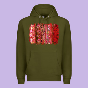 Valentine's Day Brushstrokes Premium Hoodie Designed By Ranaportraitstore