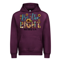 Mauve Wine be the light matthew 5 14 Urban Hoodie - JahusDesignShop