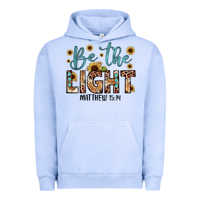Be The Light Matthew 5 14 Urban Hoodie by JahusDesignShop | Teevron