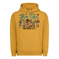 Pigment Peanut Butter be the light matthew 5 14 Urban Hoodie - JahusDesignShop