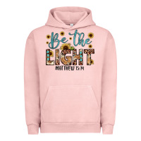 Pigment Salmon be the light matthew 5 14 Urban Hoodie - JahusDesignShop