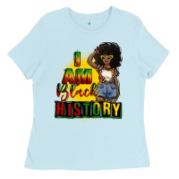 I Am Black History Juneteenth Ladies Tee | Teevron