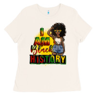Bone i am black history juneteenth Ladies Tee - CowGirlArtShop