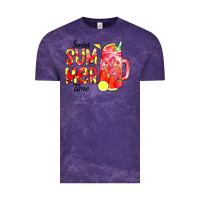 Cloud Purple sweet summer time waterolor Vintage Tee - CowCowDesign