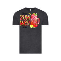 Vintage Black sweet summer time waterolor Vintage Tee - CowCowDesign