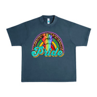 Midnight Navy pride rainbow Urban Heavy Tee - OliviaCreatesArt