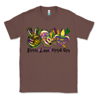 Chestnut peace love mardi gras Classic Tee - CowGirlArtShop