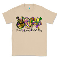 Mushroom peace love mardi gras Classic Tee - CowGirlArtShop