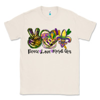 Natural peace love mardi gras Classic Tee - CowGirlArtShop