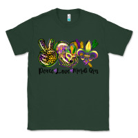 Sports Green peace love mardi gras Classic Tee - CowGirlArtShop