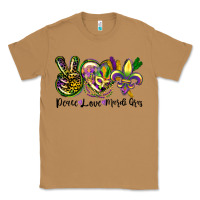 Toasted Coconut peace love mardi gras Classic Tee - CowGirlArtShop