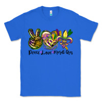 True Royal peace love mardi gras Classic Tee - CowGirlArtShop