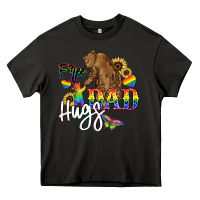 Asphalt Free Dad hugs Heavy Core Tee - NancyCooperArtShop